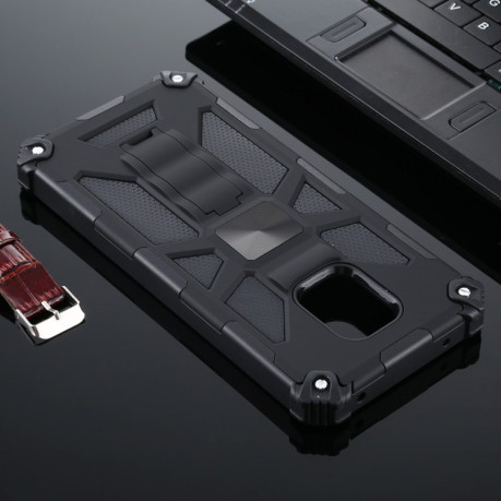 Протиударний чохол Magnetic with Holder на Xiaomi Redmi Note 9s / Note 9 Pro - чорний