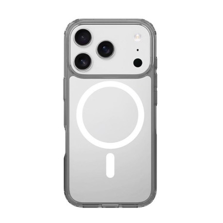Чехол Kalebol Clear MagSafe PC Hybrid TPU Shockproof для iPhone 17 Pro Max - серый