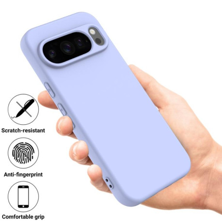 Силіконовий чохол Solid Color Liquid Silicone на Google Pixel 10 Pro XL - фіолетовий