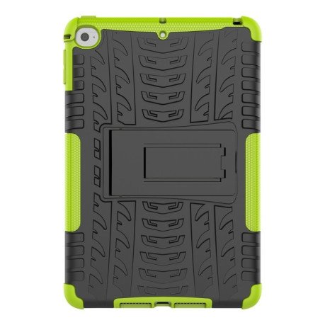 Противоударный чехол Tire Texture на iPad Mini 5 2019-зеленый
