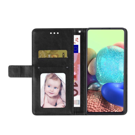 Чехол-книжка HT01 Y-shaped Pattern Flip Leather на Motorola Moto G86 5G - черный