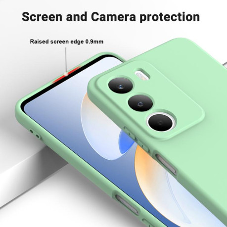 Силіконовий чохол Solid Color Liquid Silicone на Realme C71 4G - зелений