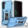 Протиударний чохол Armor Camera Shield для Samsung Galaxy S24+ 5G - блакитний