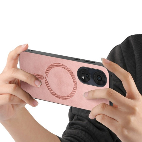 Чохол Retro Magsafe Magnetic на OPPO A3 Pro - рожевий