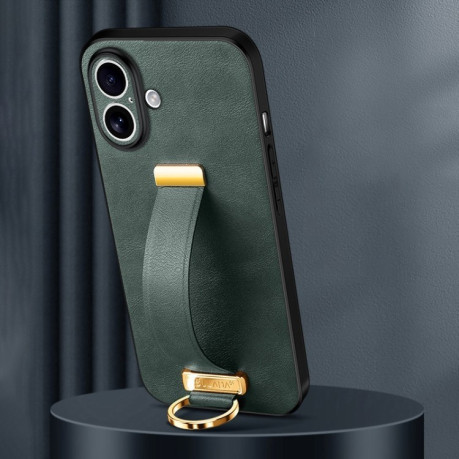 Противоударный чехол SULADA Tide Cool Series для iPhone 16 - зеленый