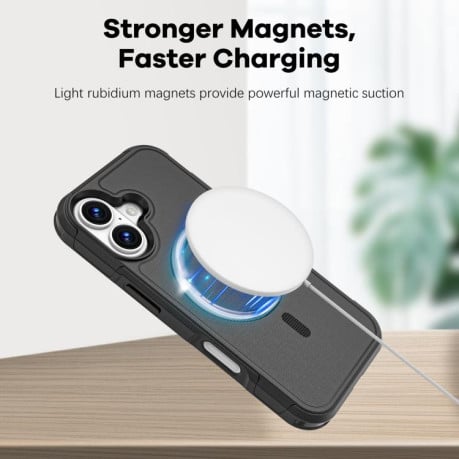Протиударний чохол RedPepper Armor з Magsafe гібрид на iPhone 17 - чорний