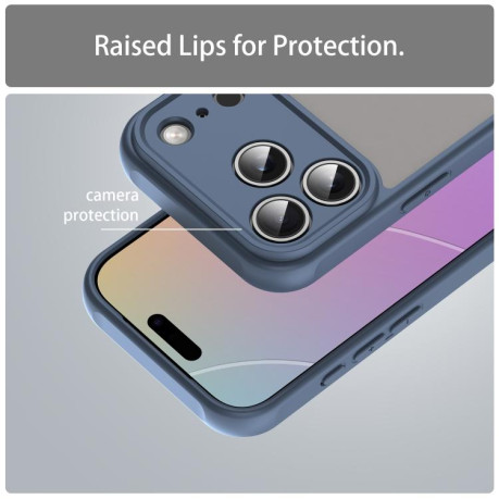 Чехол Fan Dun Series TPU Hybrid PC на iPhone 17 Pro - синий