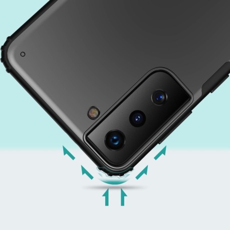 Ударозащитный чехол Four-corner на Samsung Galaxy S21 Plus - черный