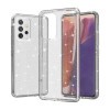 Противоударный чехол Terminator Style Glitter для Samsung Galaxy A53 5G - белый