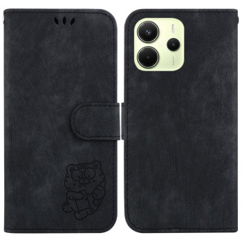 Чохол-книжка Little Tiger Embossed Leather Xiaomi Redmi Note 14 4G 164.48mm - чорний