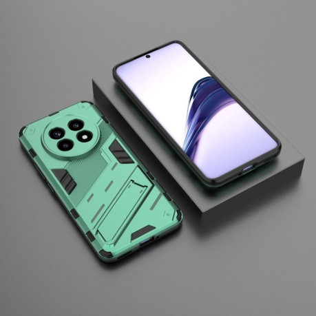 Протиударний чохол Punk Armor для Realme 13 Pro 5G - чорний - зелений