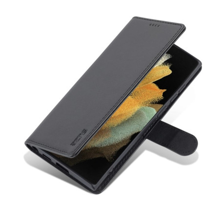 Чехол-книжка AZNS Skin Feel Calf для Samsung Galaxy S22 Ultra 5G - черный