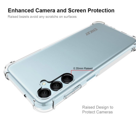 Противоударный чехол ENKAY Clear для Samsung Galaxy M14 5G - прозрачный