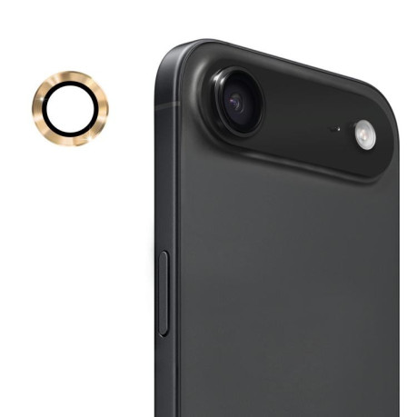 Захисне скло на камеру ENKAY 9H Aluminium для iPhone Air - золоте