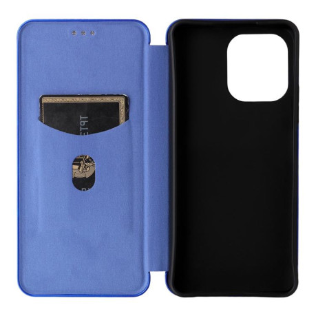 Чехол-книжка Carbon Fiber Texture на OnePlus 13T - синій