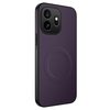Магнитный чехол Wanlonfeng серии TQ с текстурой карбона для OnePlus 15T 5G — фиолетовый