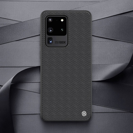 Ударозахисний чохол NILLKIN 3D Textured Nylon Samsung Galaxy S20 Ultra - чорний