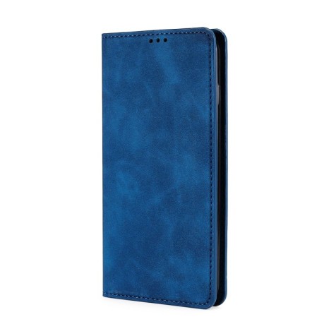 Чехол-книжка Retro Skin Feel Business Magnetic на Samsung Galaxy A04 - синий