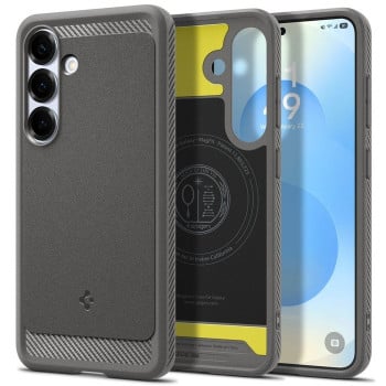 Оригінальний чохол Spigen Rugged Armor Mag MagSafe для Samsung Galaxy S25 - Gray