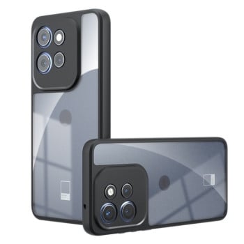 Протиударний чохол Armor Precise Hole гібрид на Motorola Edge 50 Neo - прозорий