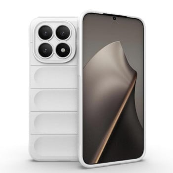 Силіконовий чохол Magic Flannel на Xiaomi 15T 5G Global — білий