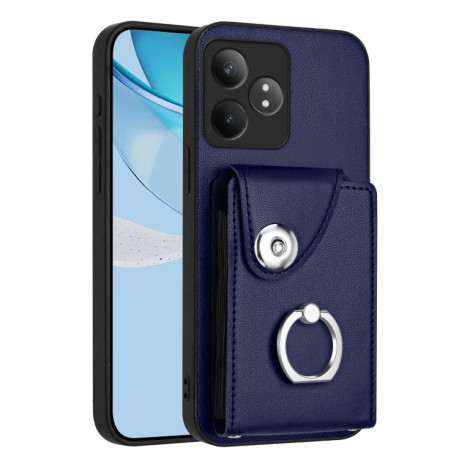 Протиударний чохол Organ Card Bag Ring Holde Realme GT Neo6 / GT 6T 5G  - синій