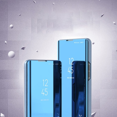 Чехол книжка Clear View на Samsung Galaxy S20 FE - серебристый