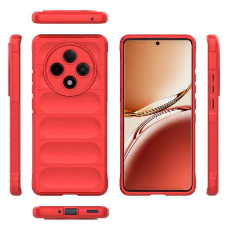Силиконовый чехол Magic Flannel для OPPO A3 Pro 5G - красный