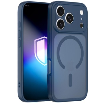 Оригінальний чохол 3mk Protection Misty MagCase з MagSafe для iPhone 17 Pro Max / 18 Pro Max — синій