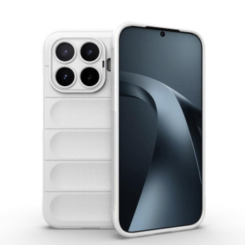 Силиконовый чехол Magic Flannel на Xiaomi 17T 5G Global — белый