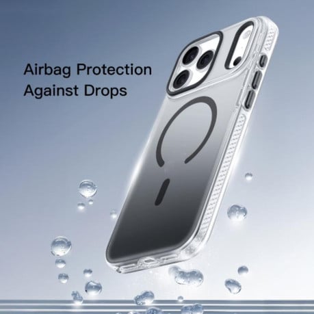 Чехол Mutural Ice Series MagSafe Gradient Matte на iPhone 17 Pro Max - оранжевый
