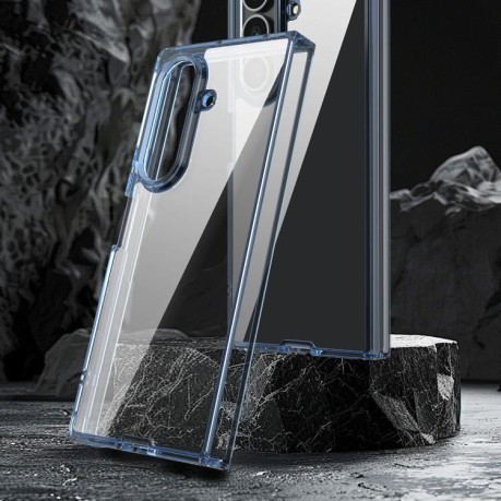 Чехол Airbag Magsafe PC Hybrid TPU для Samsung Galaxy Fold 7 5G - синий