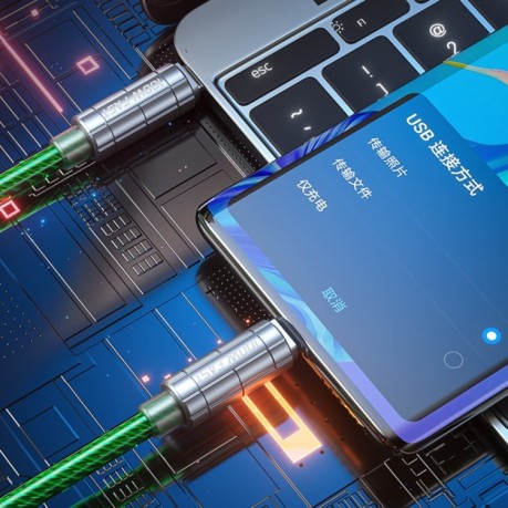 Кабель WK WDC-205 PD 20W USB-C/Type-C to 8 Pin Super Fast Charge Data Cable - синий