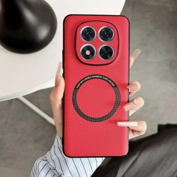 Противоударный чехол MagSafe Magnetic на Redmi Note 14 Pro 4G - красный