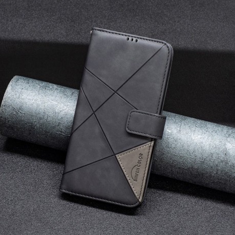 Чехол-книжка Rhombus Texture для Infinix Note 40 4G - черный