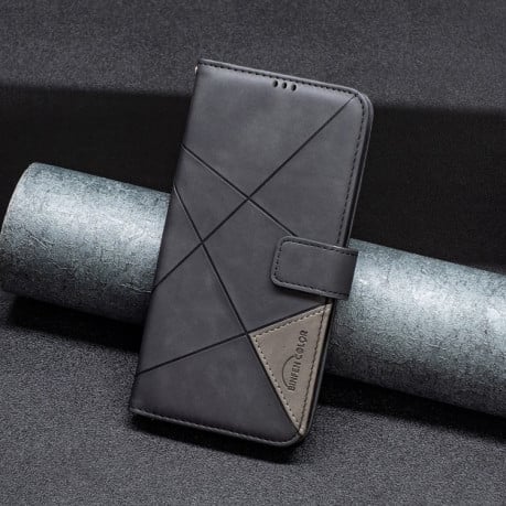 Чохол-книжка Rhombus Texture для OnePlus 13 - чорний