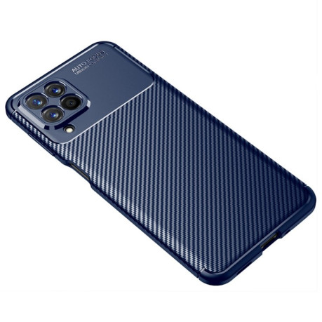 Ударозащитный чехол HMC Carbon Fiber Texture на Samsung Galaxy M53 5G - синий