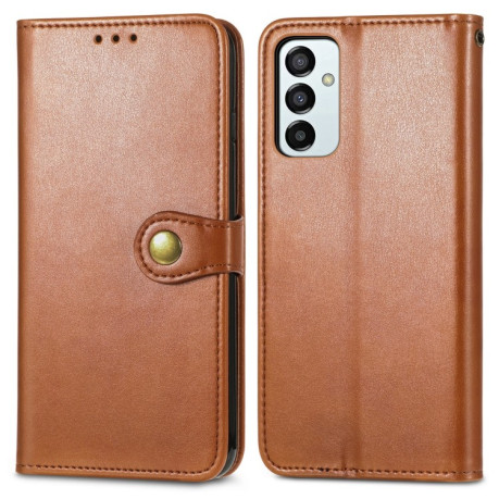 Чохол-книжка Retro Solid Color Samsung Galaxy M23 - коричневий