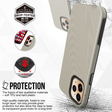 Противоударный чехол Triangle Armor на iPhone 12 Pro Max - золотой