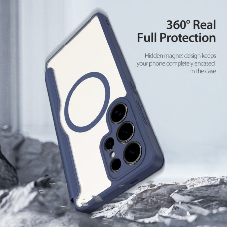 Чохол-книжка DUX DUCIS Skin X Pro Series Magsafe  для Samsung Galaxy S25 Ultra 5G - синій