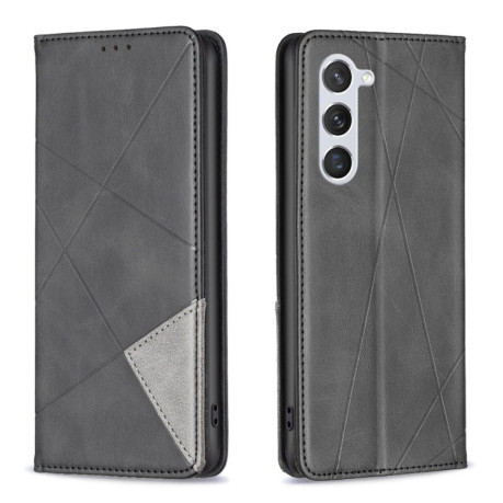 Чохол-книжка Rhombus Texture для Samsung Galaxy S24 5G - чорний