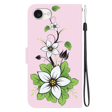 Чехол-книжка Colored Drawing Series на iPhone 16e - Lily