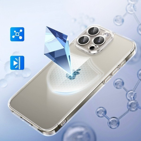 Оригинальный чехол Ugreen Gel Frame Classy Clear для iPhone 16 Pro - Transparent