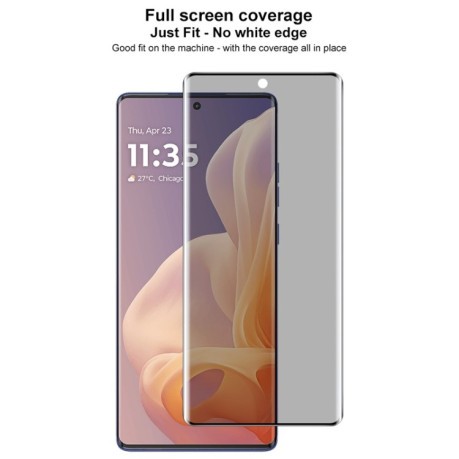 Защитное стекло IMAK HD Anti-spy для Motorola Moto G85 / S50 Neo