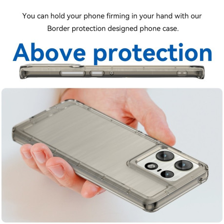 Противоударный чехол Candy Series для Motorola Edge 50 Pro - серый