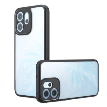 Противоударный чехол Armor Precise Hole гибрид на OPPO Reno 14F/FS - прозрачный