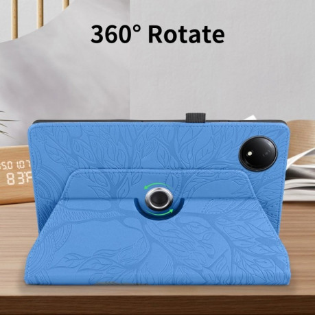 Чохол-книжка Tree Life Embossed Rotation Leather для Xiaomi Redmi Pad SE 8.7 4G - синій