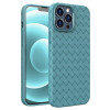 Противоударный чехол BV Woven для iPhone 14 Plus - голубой