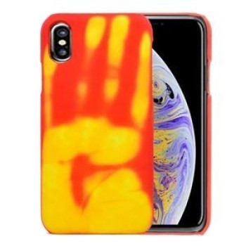 Термочехол Thermal Sensor Discoloration на  iPhone XS Max оранжевый