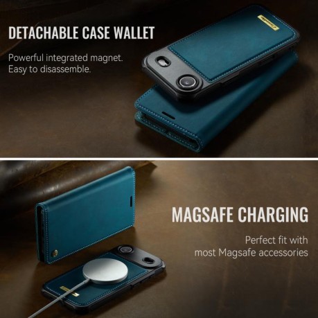 Чохол-книжка  CaseMe C49 магнітний з RFID-блокуванням для iPhone Air — зелений